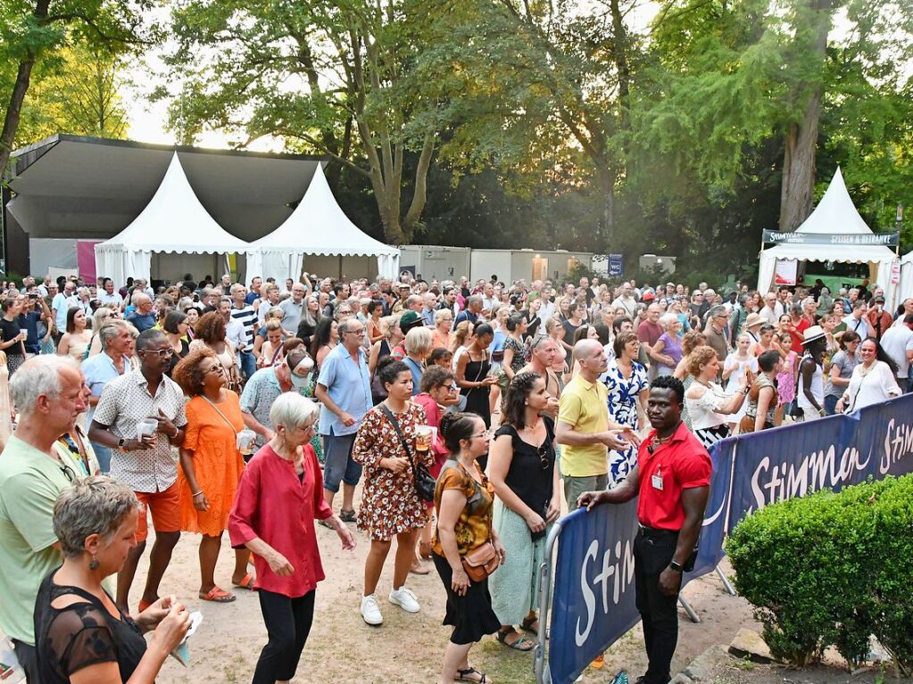 Stimmenkonzerte im Rosenfelspark mit Sona Jobarteh und die Congo Cowboys am Samstag und Helene Blum & Harald Haugaard Band am Sonntagh.