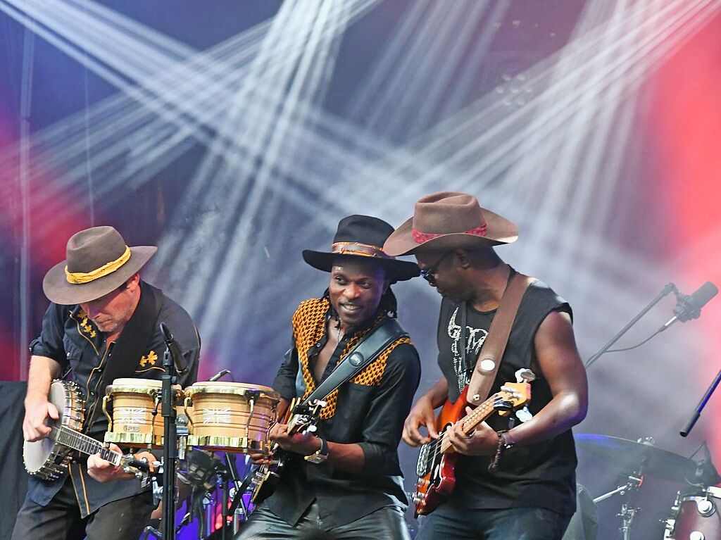 Stimmenkonzerte im Rosenfelspark mit Sona Jobarteh und die Congo Cowboys am Samstag und Helene Blum & Harald Haugaard Band am Sonntagh.