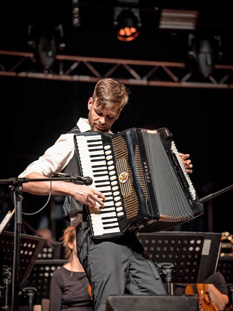 Das Publikum erwartete ein Klassikprogramm mit dem Philharmonischen Orchester Freiburg, Anna Agafia, Giora Feidman, Max Mutzke, Matthias Matzke und dem Ehrengast Gerhard Polt – alles unter der Leitung von Andr de Ridder und Enrique Ugarte.