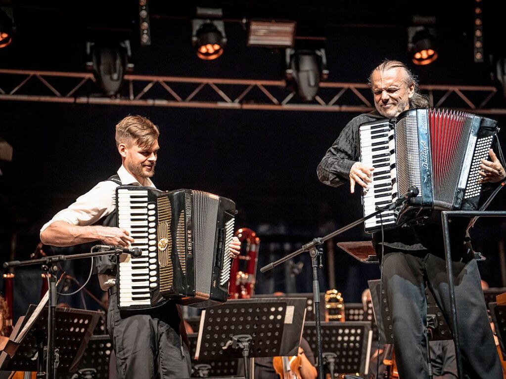 Das Publikum erwartete ein Klassikprogramm mit dem Philharmonischen Orchester Freiburg, Anna Agafia, Giora Feidman, Max Mutzke, Matthias Matzke und dem Ehrengast Gerhard Polt – alles unter der Leitung von Andr de Ridder und Enrique Ugarte.