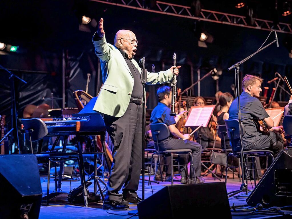 Das Publikum erwartete ein Klassikprogramm mit dem Philharmonischen Orchester Freiburg, Anna Agafia, Giora Feidman, Max Mutzke, Matthias Matzke und dem Ehrengast Gerhard Polt – alles unter der Leitung von Andr de Ridder und Enrique Ugarte.