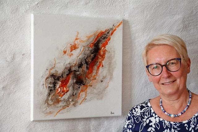 Iris Haas zeigt knstlerische Freude am Experimentieren