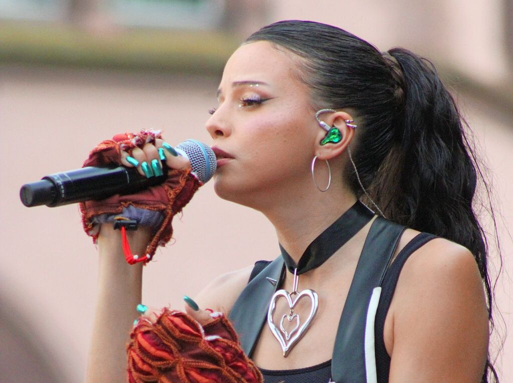 Nina Chuba und ihre Band sorgten in Emmendingen fr ordentlich Stimmung.