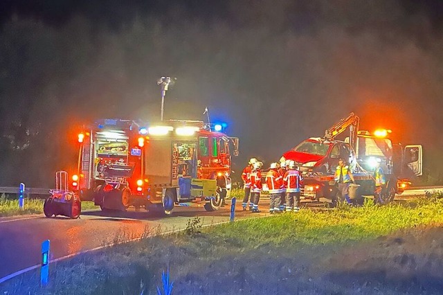 Ein Biber sorgte fr einen Verkehrsunf...tstand ein Schaden von rund 5000 Euro.  | Foto: Feuerwehr Laufenburg