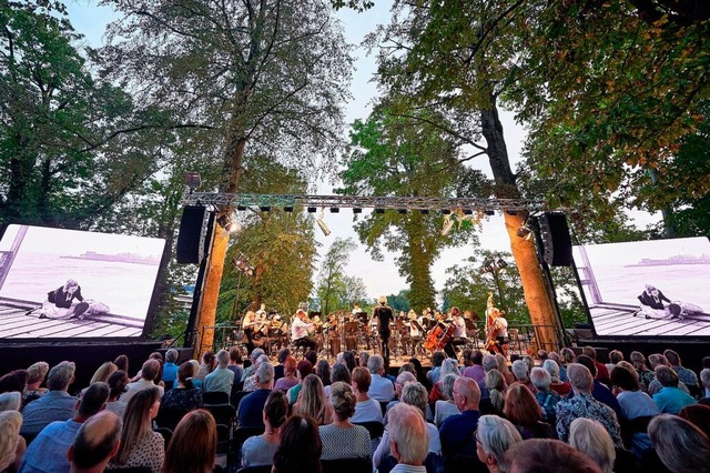 Klassik unter freiem Himmel gibt es am...en Open Classics auf dem Rhein-Inseli.  | Foto: Benno Hunziker