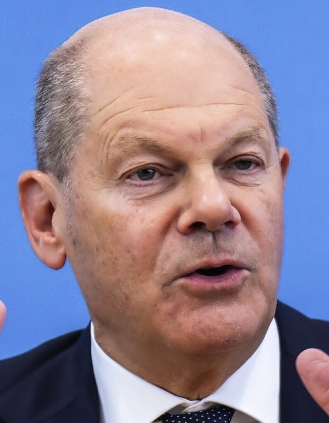 Kanzler Scholz schtzt Harris als erfahrene und kompetente Politikerin.  | Foto: Michael Kappeler (dpa)