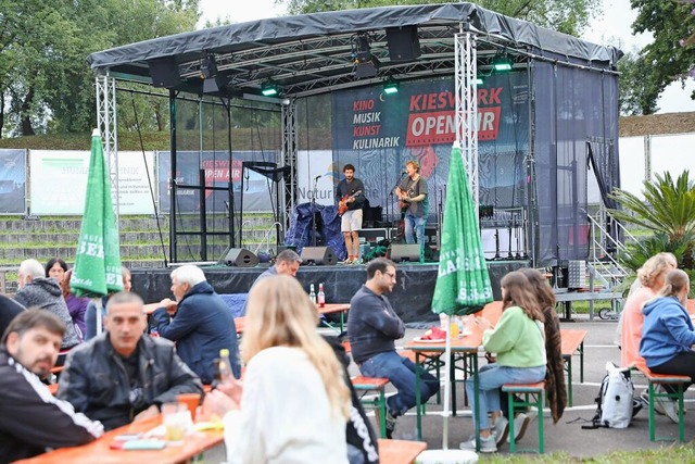 Das Kieswerk Open Air bekommt 2024  Ko...limaneutralitt sorgt fr Diskussionen  | Foto: Oliver Welti