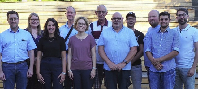 Thomas Bahlinger (von links), Natalie ...gin, Steffen Walden und Steffen Aenis.  | Foto: Herbert Frey