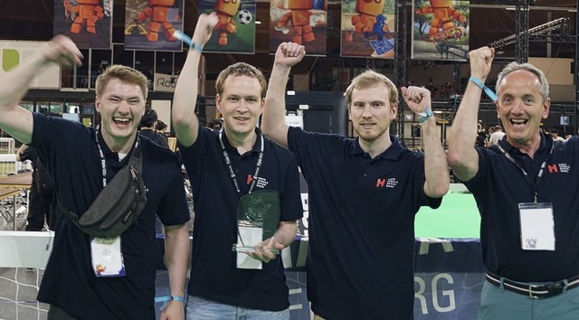 Das Team Magma um Prof. Klaus Dorer fr...siebten Vizeweltmeistertitel in Folge.  | Foto: Hochschule Offenburg