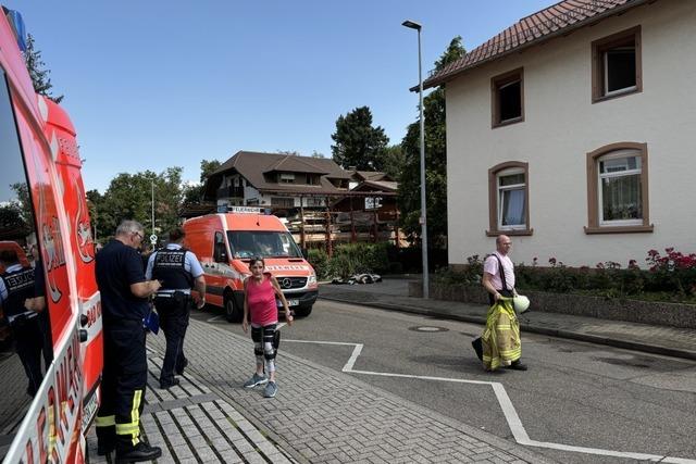 Brand neben Schule und Zimmerei in Bad Krozingen