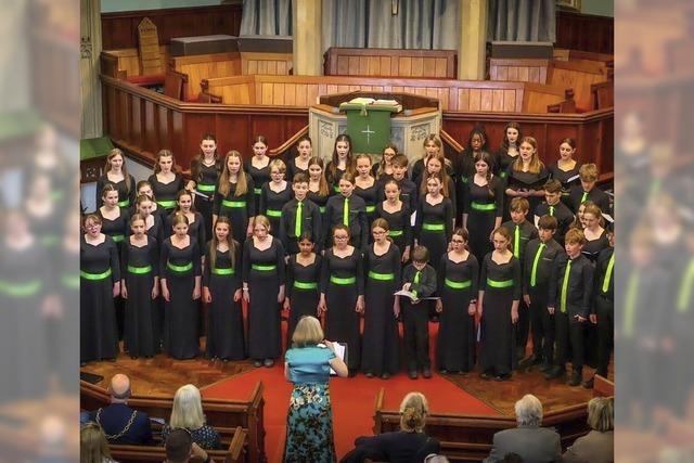 Der Junior Jazzchor empfngt den Romsey Youth Choir aus England