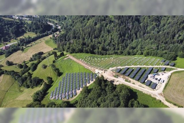 Solarpark Frhnd macht Fortschritte