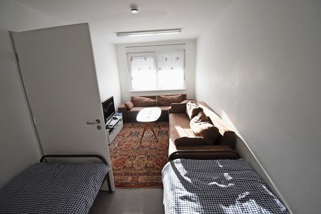 Ein Zimmer in einer Flchtlingsunterku...uchen, werden die Zimmer neu vergeben.  | Foto: Jonas Hirt