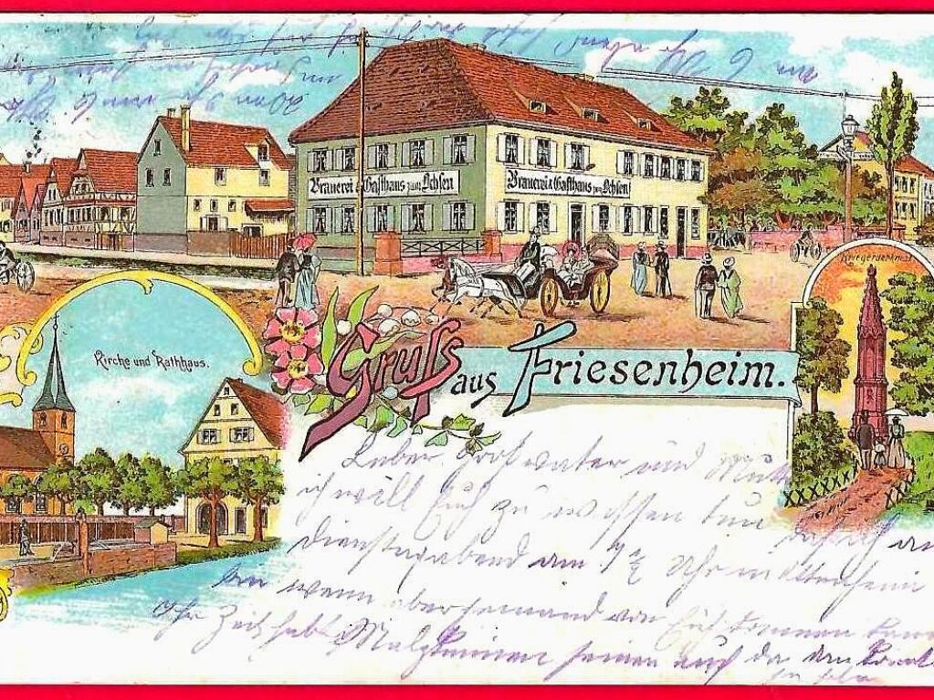 Gasthaus Ochsen Brauerei 1900