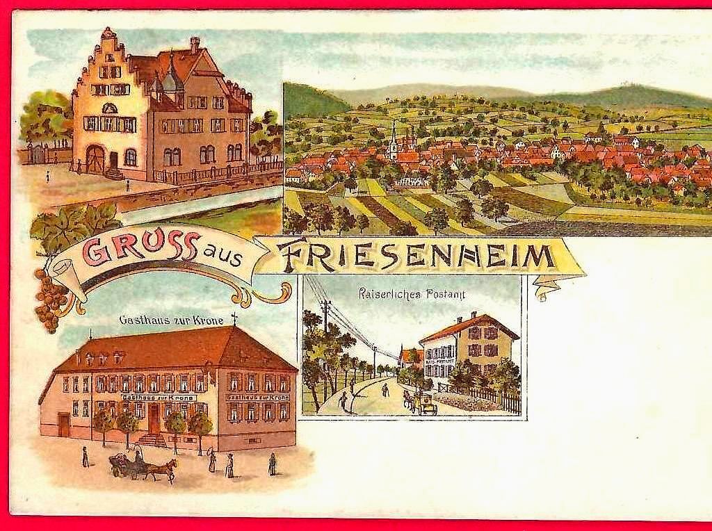 Rathaus und Kaiserliches  Postamt 1909