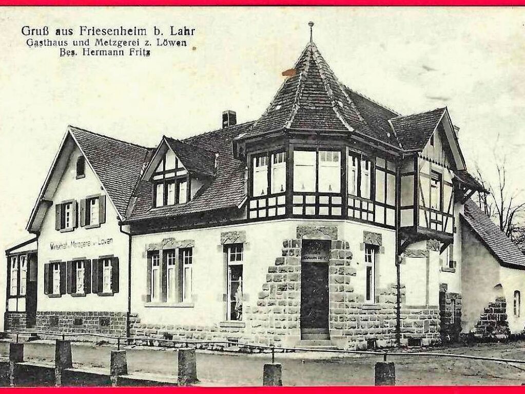 Gasthaus und Metzgerei zum Lwen 1938