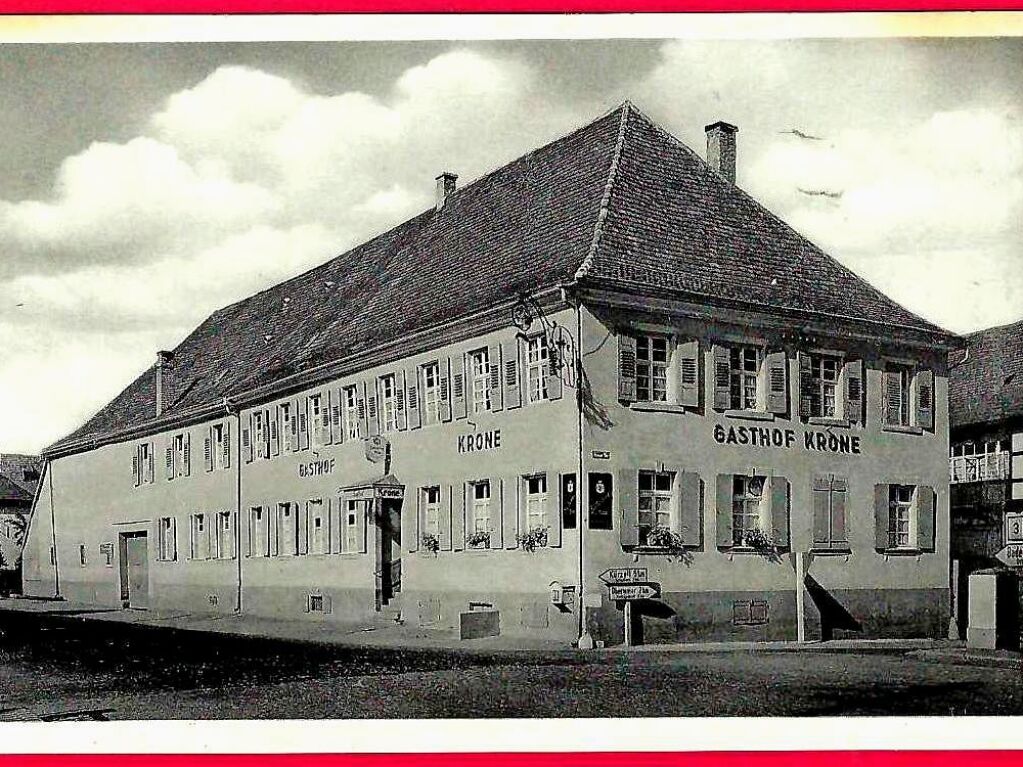 Gasthaus Krone 1958