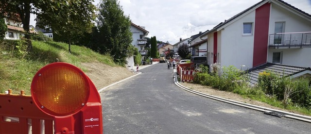 Auf dem ersten Abschnitt des Hans-Thom... die Sanierungsarbeiten abgeschlossen.  | Foto: Andr Hnig