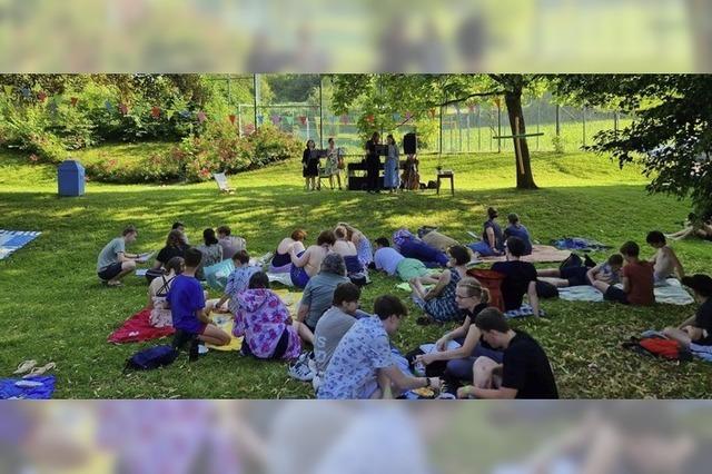 Jugendgottesdienst im Freibad Kippenheim