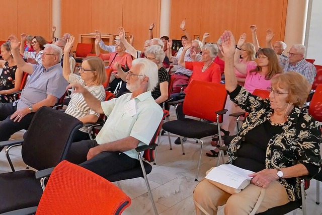 Die Mitglieder haben einstimmig fr die Auflsung des Frdervereins gestimmt.  | Foto: Michael Gottstein