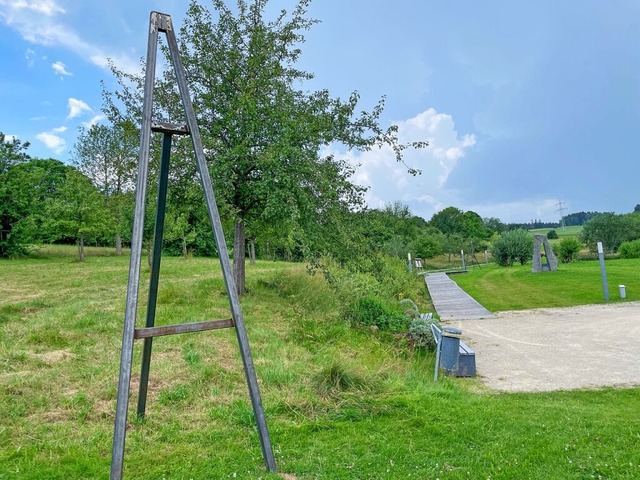 Der Grafenhausener Bauhof hat die ber...taffeleien konstruiert und aufgestellt  | Foto: Wilfried Dieckmann