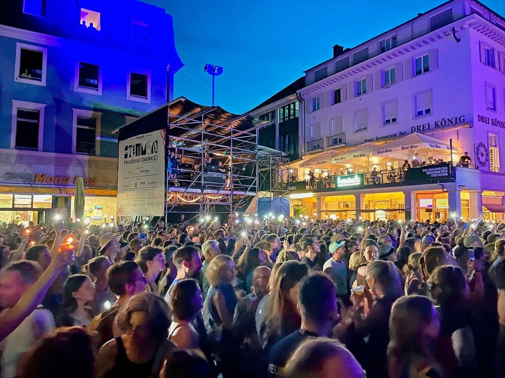 Bukhara und als special guest Sharktank bei Stimmen auf dem Alten Marktplatz in Lrrach