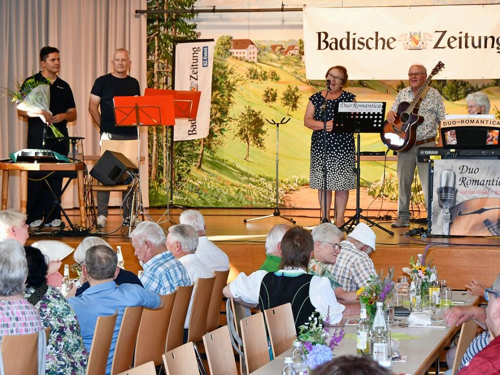 Beim 25. Volksliedersingen im Kurhaus zu Freiamt war Mitsingen angesagt. 350 Gste machten den Abend zu einem Erlebnis.