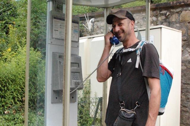 Die Letzte ihrer Art: In Murbach im Elsass steht die letzte Telefonzelle Frankreichs