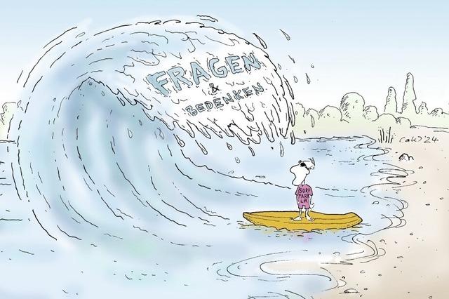 Die Lahrer Welle – Was schwemmt der Surfpark da an?