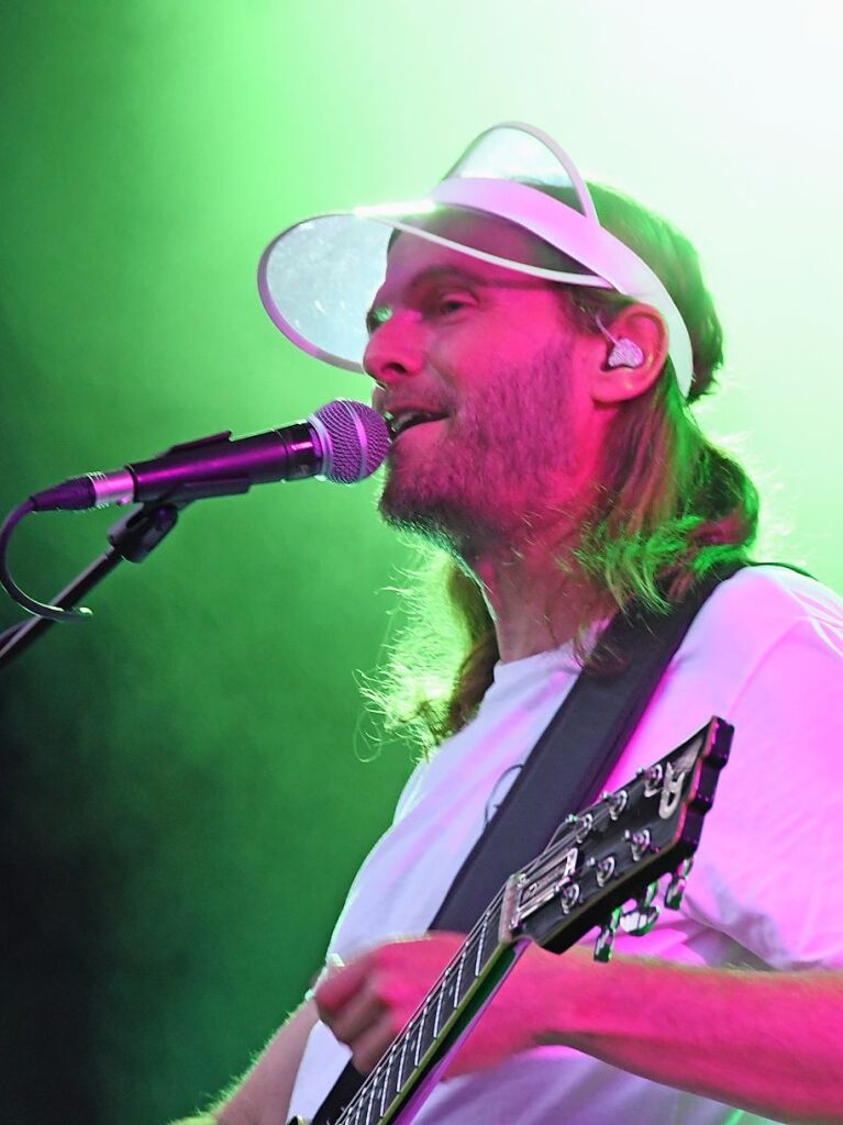 Sportfreunde Stiller beim Stimmenfestival auf dem Lrracher Marktplatz. Supportet von Antje Schomaker