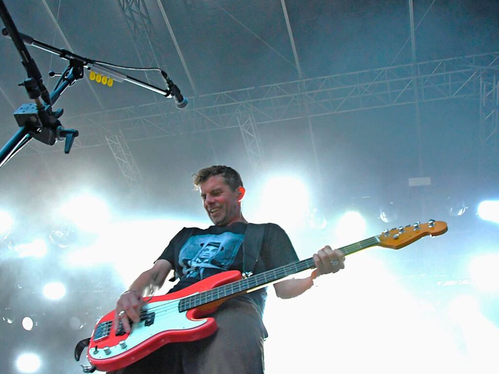 Sportfreunde Stiller beim Stimmenfestival auf dem Lrracher Marktplatz. Supportet von Antje Schomaker