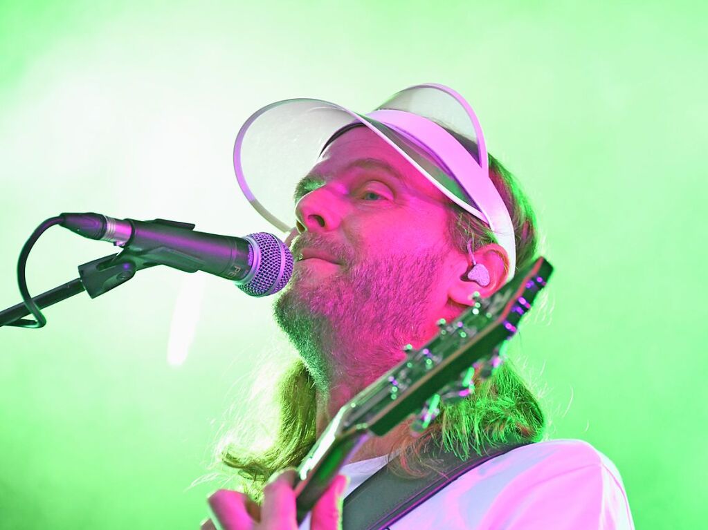 Sportfreunde Stiller beim Stimmenfestival auf dem Lrracher Marktplatz. Supportet von Antje Schomaker