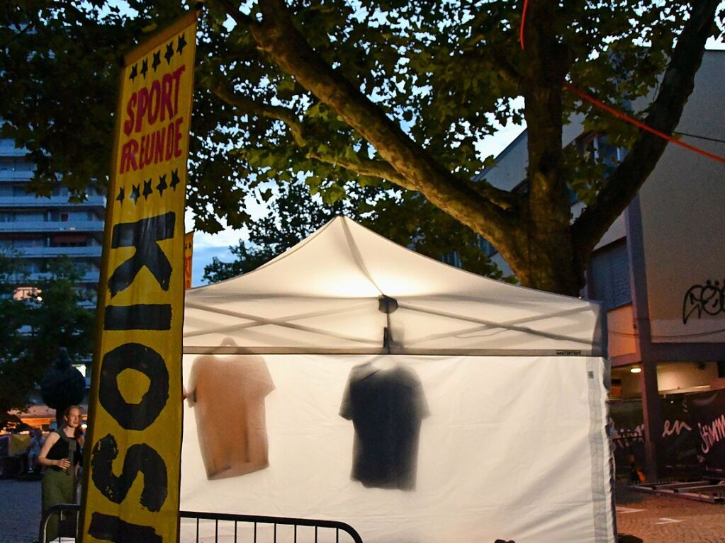 Sportfreunde Stiller beim Stimmenfestival auf dem Lrracher Marktplatz. Supportet von Antje Schomaker