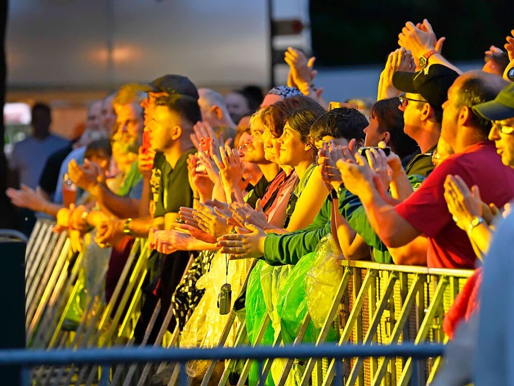 Am Wochenende traten Leony und The Hooters beim Open-Air-Festival im Park Bad Krozingen auf. Das sommerliche Event dauert noch bis zum 2. August.