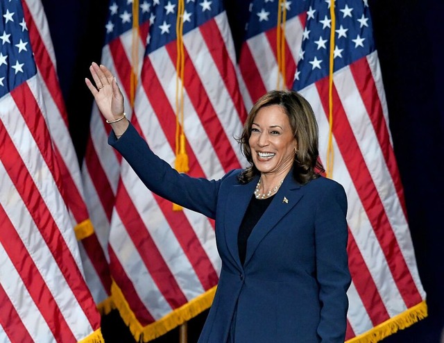 Kamala Harris scheint derzeit als Prs...afft sie es, Donald Trump zu schlagen?  | Foto: Mark Hertzberg (dpa)