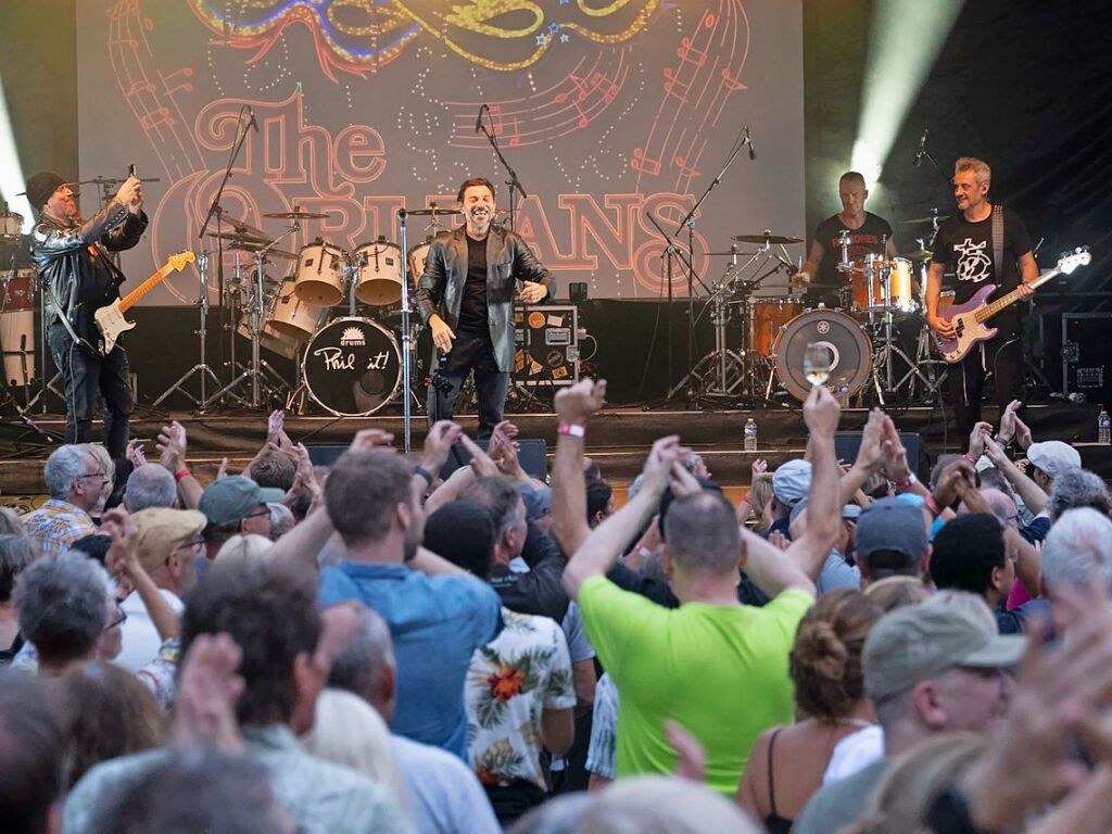 Legendre Musik und beste Stimmung an den zwei Abenden der Cover Nights auf dem Markgrfler Platz in Mllheim