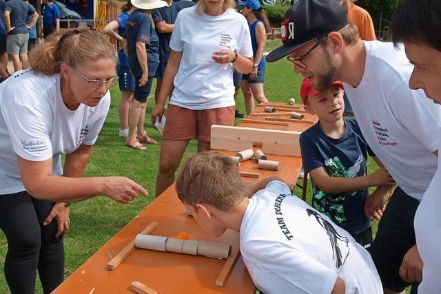 Huttingens erste Dorfolympiade wird zu einem Fest der Generationen