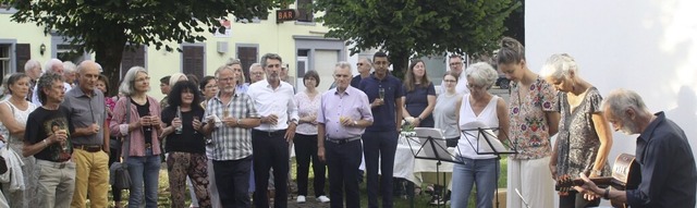 Zur Feier der Beirats-Grndung spielte die  Band Jetsam.5  mehrere Lieder.   | Foto: Christoph Schennen