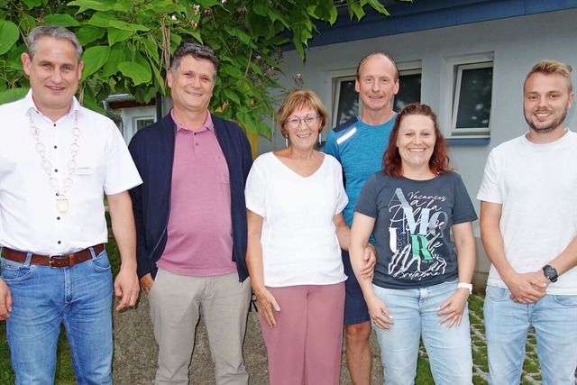 Der neue Enkensteiner Ortschaftsrat wu... Andrea Markstahler und  Hannes Kraft.  | Foto: Gudrun Gehr