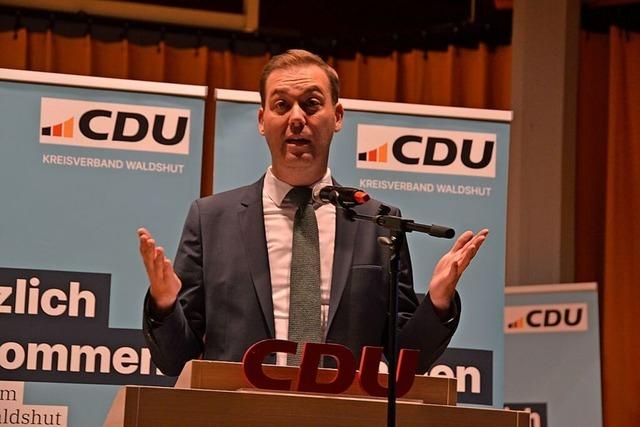 CDU nominiert Felix Schreiner fr Bundestagswahl im Wahlkreis Waldshut