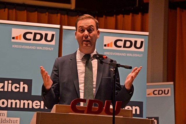 Felix Schreiner wird auch bei der Bund...dat im Wahlkreis Waldshut kandidieren.  | Foto: Christiane Sahli