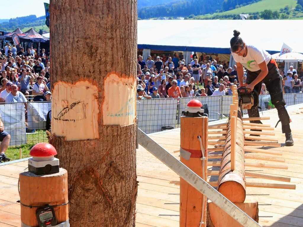 Eindrcke von den 44. Holzfllermeisterschaften und des Finales der Eurojack-Europameisterschaften am Wochenende in Schuttertal.