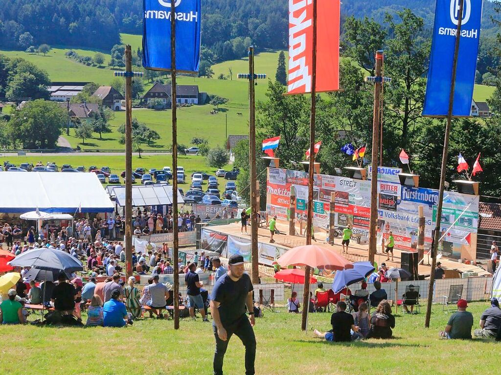 Eindrcke von den 44. Holzfllermeisterschaften und des Finales der Eurojack-Europameisterschaften am Wochenende in Schuttertal.