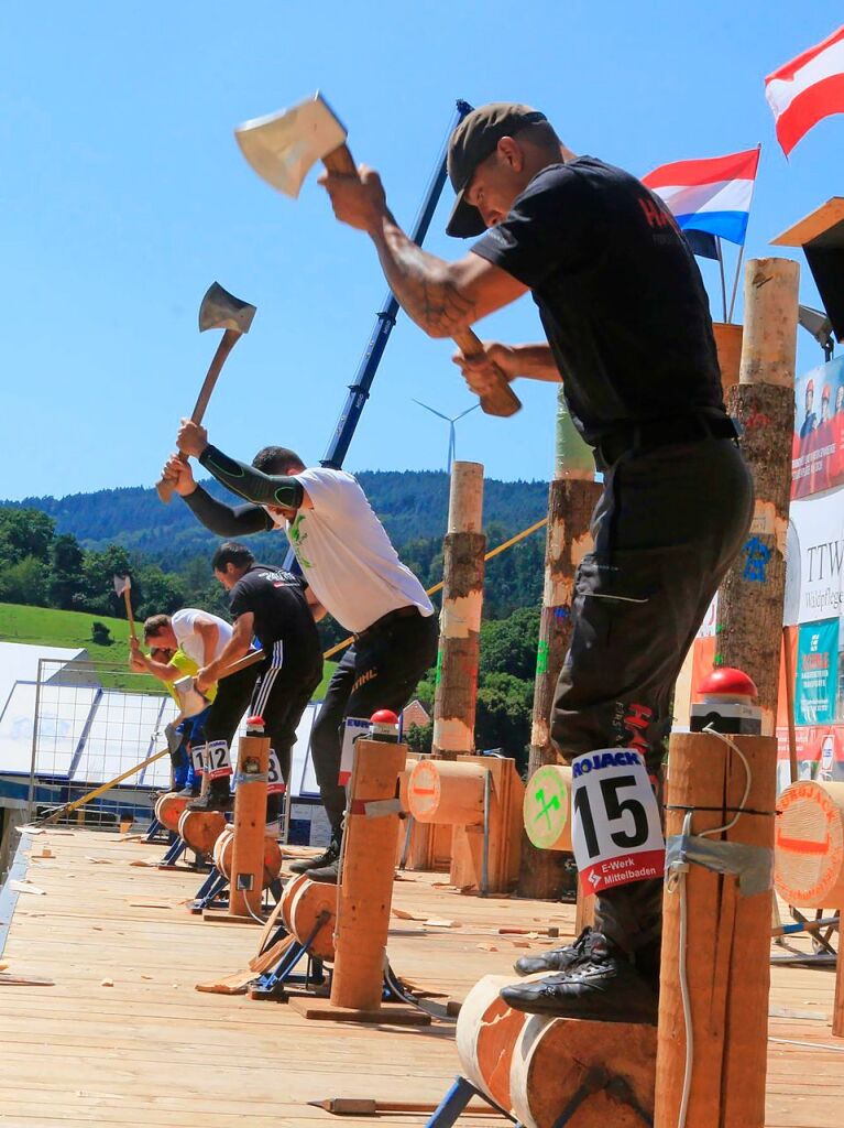 Eindrcke von den 44. Holzfllermeisterschaften und des Finales der Eurojack-Europameisterschaften am Wochenende in Schuttertal.