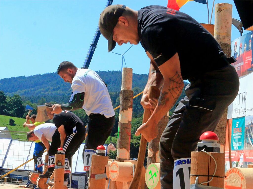 Eindrcke von den 44. Holzfllermeisterschaften und des Finales der Eurojack-Europameisterschaften am Wochenende in Schuttertal.