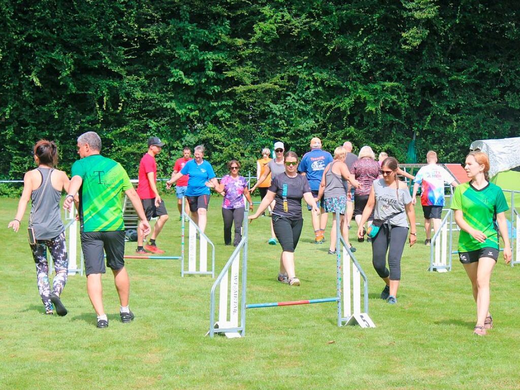 Beim Agility-Turnier am Samstag waren 320 Mensch-Hunde-Teams angemeldet.