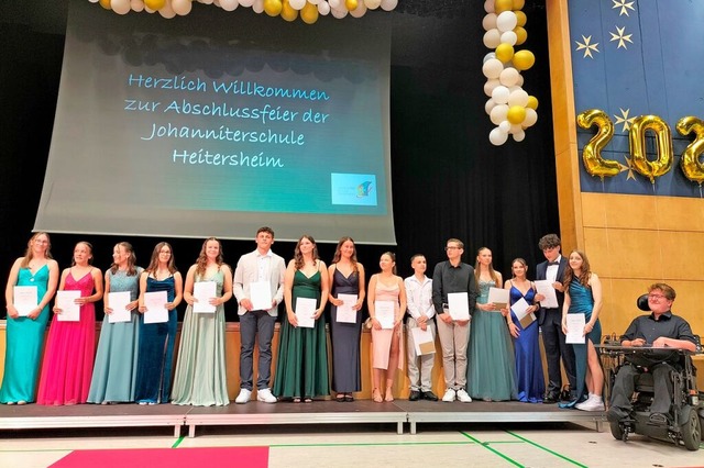 Die Preistrgerinnen und Preistrger d...gangs der Johanniterschule Heitersheim  | Foto: Petra Ortlieb