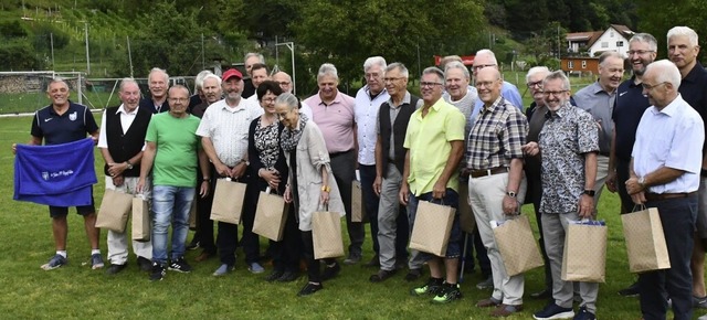 Die Geehrten fr 40-jhrige Mitgliedschaft   | Foto: Heinz und Monika Vollmar