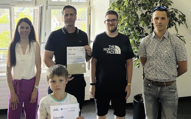 Die eifrigsten Maulburger Stadtradler ...unker und Karsten Schuster (Platz 2).   | Foto: Gemeinde