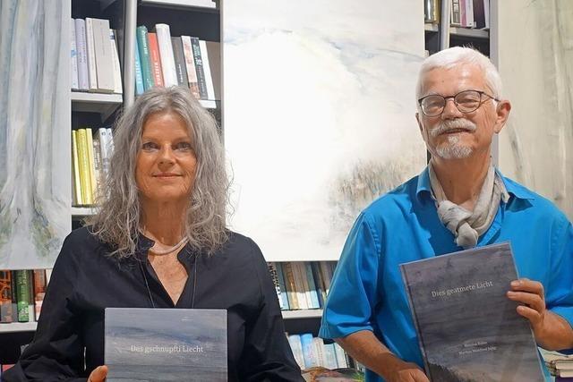 Bettina Bohn und Markus Manfred Jung prsentieren in Schopfheim ihren neuen Bild-Lyrik-Band